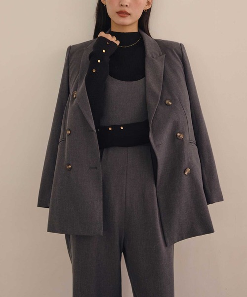 ACYM（アシーム）の「【ZOZO限定】トリニティテーラードジャケット（テーラードジャケット・レディース・ベージュ/ダークグレー/ベージュ系その他・FREE）」の9枚目の写真
