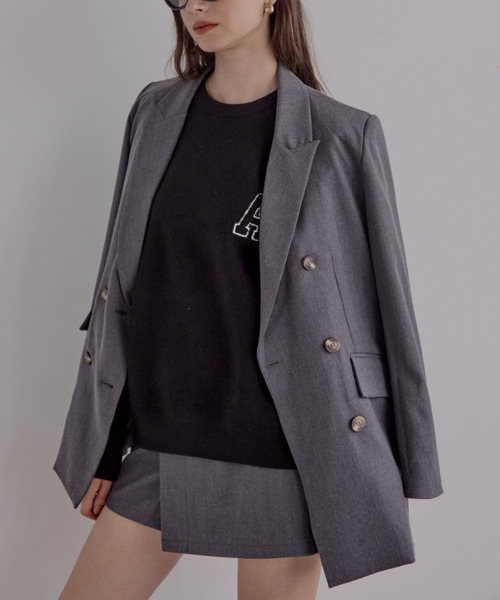 ACYM（アシーム）の「【ZOZO限定】トリニティテーラードジャケット（テーラードジャケット・レディース・ベージュ/ダークグレー/ベージュ系その他・FREE）」の18枚目の写真