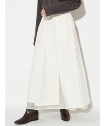 スリットプリーツスカート