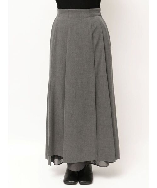 ELENDEEK（エレンディーク）の「スリットプリーツスカート（スカート・レディース・オフホワイト/グレー・01/02）」の21枚目の写真