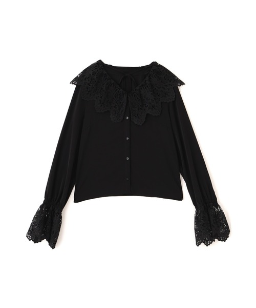 JILL by JILL STUART(ジルバイジルスチュアート)の「◇レース衿ブラウス(シャツ/ブラウス・レディース・ホワイト/ブラック・FREE)」の22枚目の写真