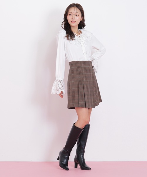 JILL by JILL STUART(ジルバイジルスチュアート)の「◇レース衿ブラウス(シャツ/ブラウス・レディース・ホワイト/ブラック・FREE)」の7枚目の写真