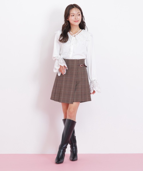 JILL by JILL STUART(ジルバイジルスチュアート)の「◇レース衿ブラウス(シャツ/ブラウス・レディース・ホワイト/ブラック・FREE)」の8枚目の写真