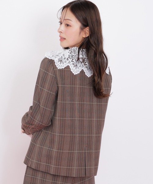 JILL by JILL STUART(ジルバイジルスチュアート)の「◇レース衿ブラウス(シャツ/ブラウス・レディース・ホワイト/ブラック・FREE)」の11枚目の写真