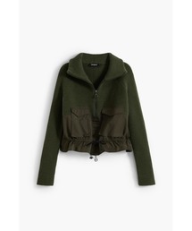 Desigual | ハイネックジッパーポケット付きセーター(ニット/セーター)