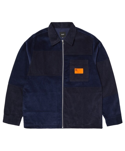 HUF（ハフ）の「UNION CORDUROY SHACKET（その他トップス・メンズ・ベージュ系その他/ネイビー・L/XL/S/M/XXL）」の2枚目の写真