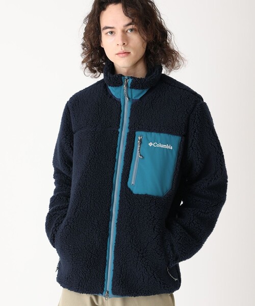 Columbia(コロンビア)の「防風 Columbia/メンズ アーチャーリッジIII ジャケット ボアフリース/コロンビア(その他アウター・メンズ・ブラック/ネイビー/ホワイト・XL/L/S/M)」の3枚目の写真
