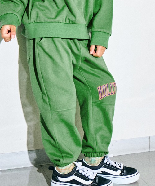 F.O.KIDS(エフオーキッズ)の「F.O.KIDS/エフオーキッズ カラバリグラフィック プリントデザインスウェットパンツ(スウェットパンツ・キッズ・パープル/グレー/ピンク/イエロー/グリーン/チャコール・140/150/160)」の4枚目の写真