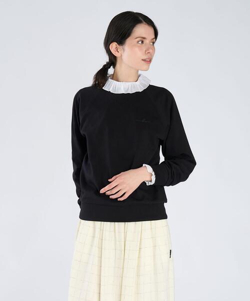 セール】刺繍 コットン 長袖 スウェット ”Senga”（スウェット）｜agnes