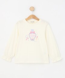 SHOO・LA・RUE | 【100-150cm】オーガンジーモチーフ使いロンT(Tシャツ/カットソー)