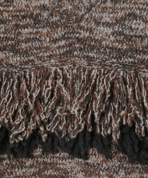 BAYFLOW（ベイフロー）の「フリンジニットベスト（ベスト・レディース・オフホワイト/グレー/ブラウン・FREE）」の20枚目の写真