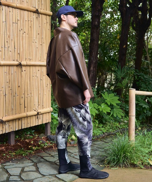 カヤ（カヤ）の「【カヤ】寒のつくり革メンズアウター（その他アウター・メンズ・エンジ/スミクロ/ブラウン・FREE）」の8枚目の写真