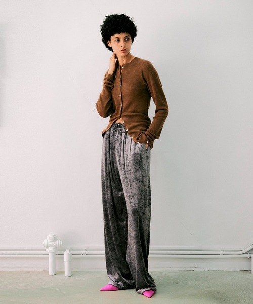 NOISE MAKER(ノイズメーカー)の「クルーネックミディ丈カーディガン(カーディガン/ボレロ・レディース・ブラック/レッド/ブラウン/パープル/グレー・FREE)」の18枚目の写真