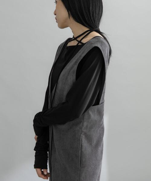 セール】『WEB限定』コーデュロイクロスジャンパースカート