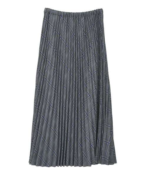 AMERICAN HOLIC（アメリカンホリック）の「【選べる丈】アソートチェックプリーツスカート（スカート・レディース・ブルー/グレー/レッド・L/M）」の9枚目の写真
