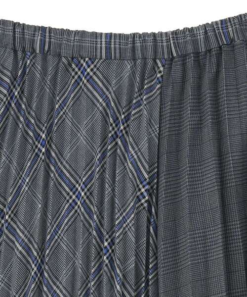 AMERICAN HOLIC（アメリカンホリック）の「【選べる丈】アソートチェックプリーツスカート（スカート・レディース・ブルー/グレー/レッド・L/M）」の10枚目の写真