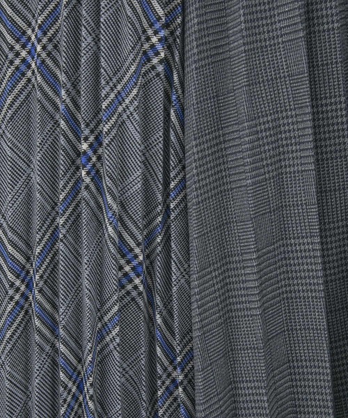 AMERICAN HOLIC（アメリカンホリック）の「【選べる丈】アソートチェックプリーツスカート（スカート・レディース・ブルー/グレー/レッド・L/M）」の12枚目の写真