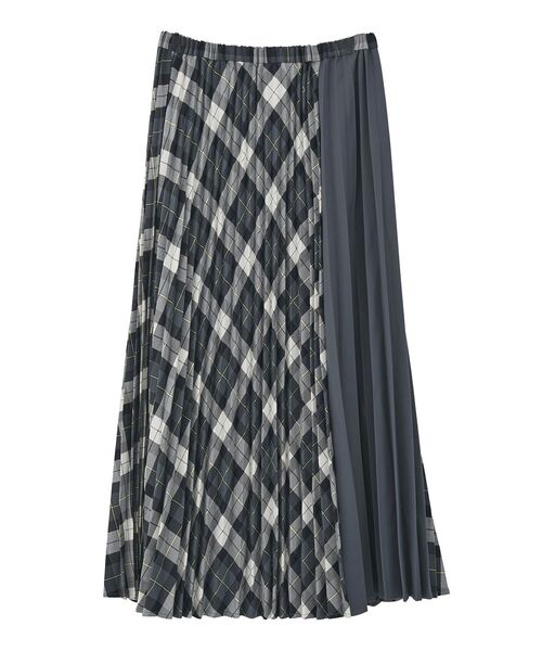 AMERICAN HOLIC（アメリカンホリック）の「【選べる丈】アソートチェックプリーツスカート（スカート・レディース・ブルー/グレー/レッド・L/M）」の6枚目の写真