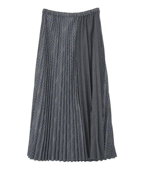 AMERICAN HOLIC（アメリカンホリック）の「【選べる丈】アソートチェックプリーツスカート（スカート・レディース・ブルー/グレー/レッド・L/M）」の8枚目の写真