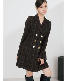 MERCURYDUO | 【WEB限定カラーあり】2WAYフィット&フレアジャケットワンピース(ワンピース)