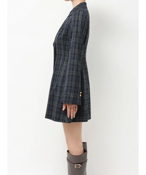 MERCURYDUO(マーキュリーデュオ)の「【WEB限定カラーあり】2WAYフィット&フレアジャケットワンピース(ワンピース・レディース・アイボリー/グレー/ダークグリーン/ブラウン/チャコールグレー・SMALL/MEDIUM)」の13枚目の写真