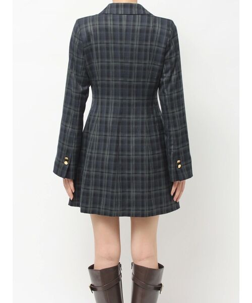 MERCURYDUO(マーキュリーデュオ)の「【WEB限定カラーあり】2WAYフィット&フレアジャケットワンピース(ワンピース・レディース・アイボリー/グレー/ダークグリーン/ブラウン/チャコールグレー・SMALL/MEDIUM)」の14枚目の写真