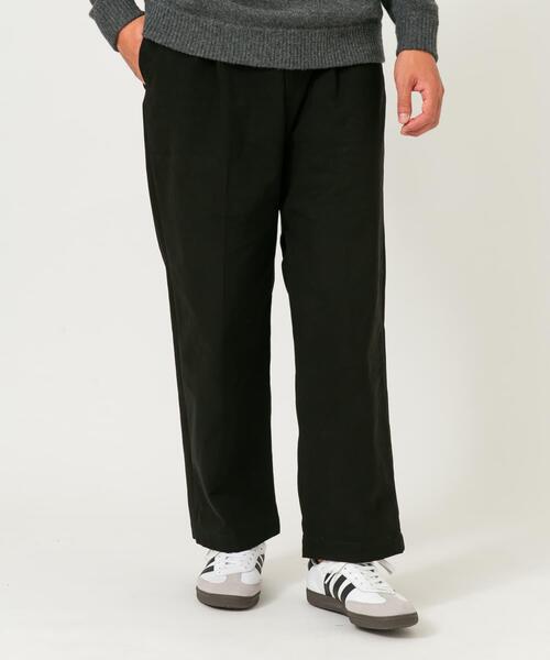 URBAN RESEARCH ROSSO MEN(アーバンリサーチロッソメン)の「『XLサイズあり』ストレッチモールスキン1タックワイドスラックス(その他パンツ・メンズ・ダークブラウン/ベージュ/ブラック・LARGE/X-LARGE/MEDIUM)」の9枚目の写真
