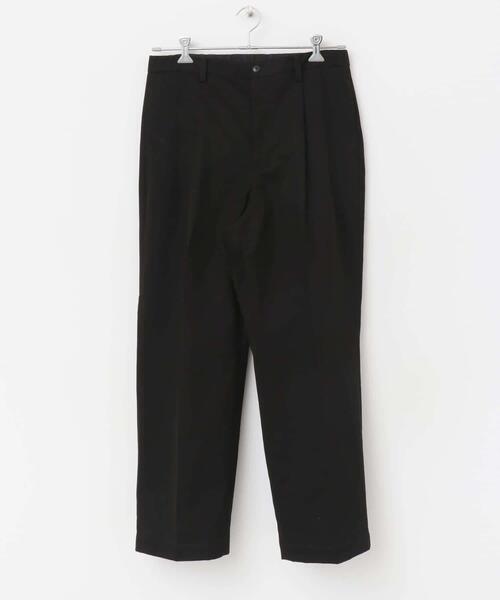 XLサイズあり』ストレッチモールスキン1タックワイドスラックス