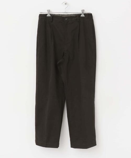 URBAN RESEARCH ROSSO MEN（アーバンリサーチロッソメン）の「『XLサイズあり』ストレッチモールスキン1タックワイドスラックス（その他パンツ・メンズ・ダークブラウン/ベージュ/ブラック・LARGE/X-LARGE/MEDIUM）」の8枚目の写真
