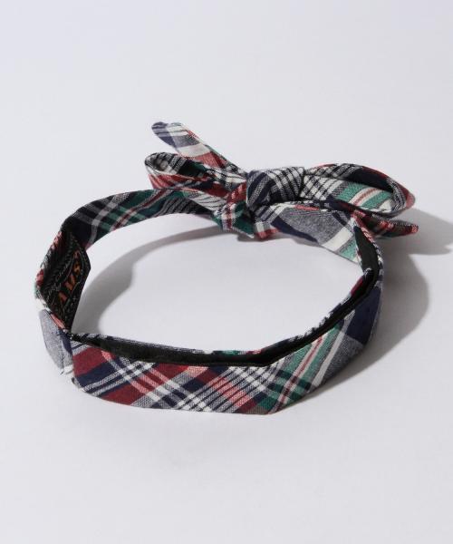 BEAMS PLUS（ビームスプラス）の「BEAMS PLUS / マドラスチェック ボウタイ（蝶ネクタイ・メンズ・ホワイト/イエロー/グリーン/ネイビー・ONE SIZE）」の12枚目の写真