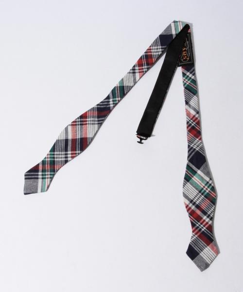 BEAMS PLUS（ビームスプラス）の「BEAMS PLUS / マドラスチェック ボウタイ（蝶ネクタイ・メンズ・ホワイト/イエロー/グリーン/ネイビー・ONE SIZE）」の19枚目の写真