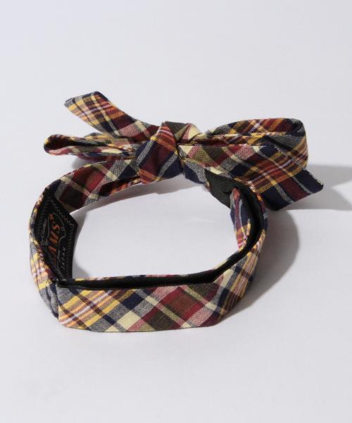 BEAMS PLUS（ビームスプラス）の「BEAMS PLUS / マドラスチェック ボウタイ（蝶ネクタイ・メンズ・ホワイト/イエロー/グリーン/ネイビー・ONE SIZE）」の20枚目の写真