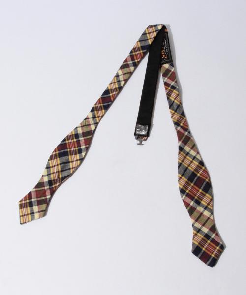 BEAMS PLUS（ビームスプラス）の「BEAMS PLUS / マドラスチェック ボウタイ（蝶ネクタイ・メンズ・ホワイト/イエロー/グリーン/ネイビー・ONE SIZE）」の22枚目の写真