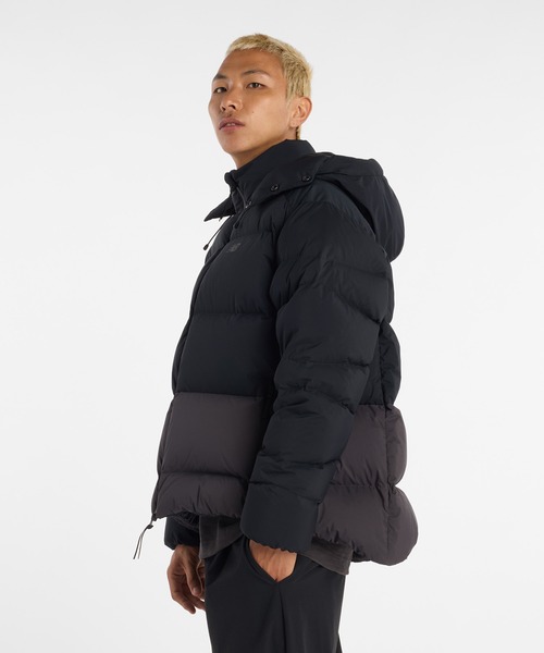 NB GREY カラーブロックダウンジャケット（ダウンジャケット/コート