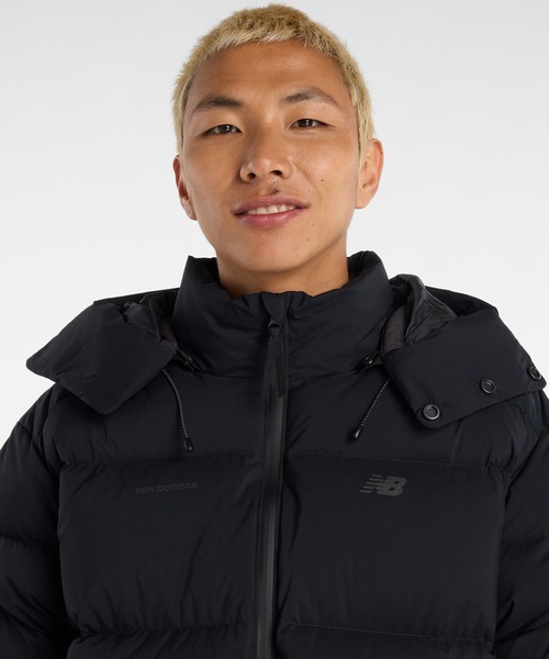 NB GREY カラーブロックダウンジャケット（ダウンジャケット/コート