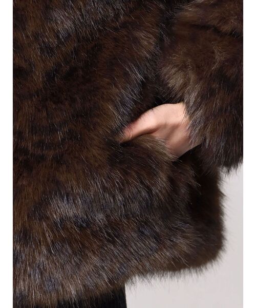 セール】レオパードフェイクファーコート（その他アウター）｜MURUA