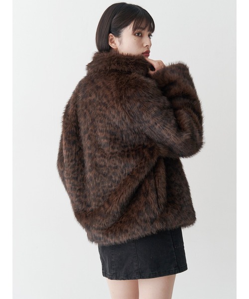 セール】レオパードフェイクファーコート（その他アウター）｜MURUA