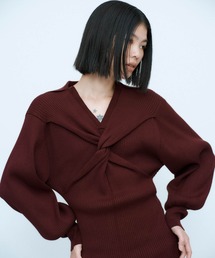 THINGS THAT MATTER | TWIST POLO KNIT / ツイストポロニット(ニット/セーター)
