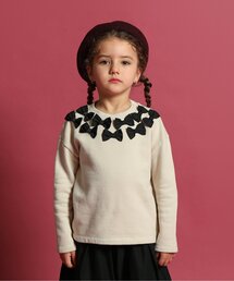 toi toi toi（トイトイトイ）の「マリィリボントップトレーナー_80_110【キッズ】（スウェット）」