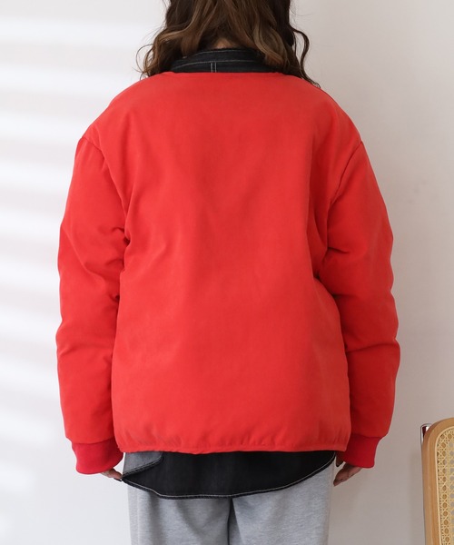 BARNDOOR(バーンドア)の「中綿リバーシブルJKT(ダウンジャケット/コート・レディース・マスタード/ブラック/レッド・FREE)」の6枚目の写真