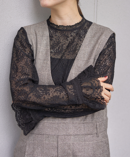 新品　IENA リーフレースブラウス リーフレースブラウス（シャツ/ブラウス）｜IENA（イエナ）の