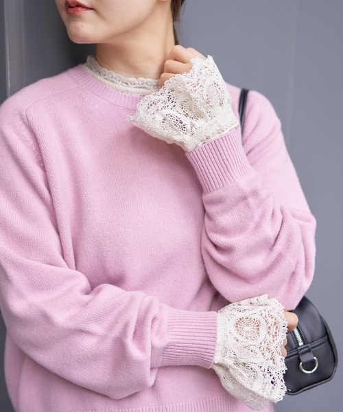 IENA/イエナ リーフレースブラウス ナチュラル イエナ IENA リーフレースブラウス （ナチュラル） - ファッション通販