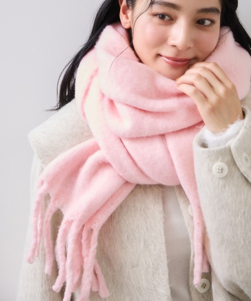 ふわふわフリンジマフラー/静電気防止（マフラー）｜VIS（ビス）の