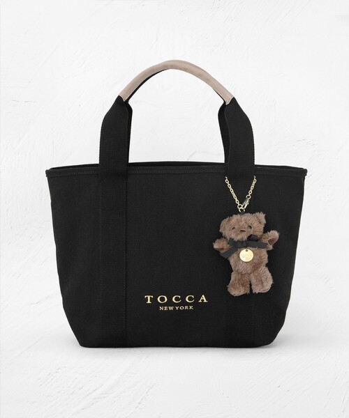 TOCCA(トッカ)の「TOCCA AMICO CANVAS TOTE キャンバストート(トートバッグ・レディース・ブラック系/ピンク系/ベージュ系/ライラック系/アイボリー系/ブラック系5/ベージュ系1・F)」の2枚目の写真