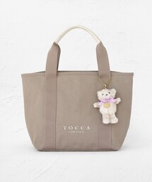 TOCCA（トッカ）の「【ぬいぐるみチャーム付き】TOCCA AMICO CANVAS TOTE キャンバストート（トートバッグ）」