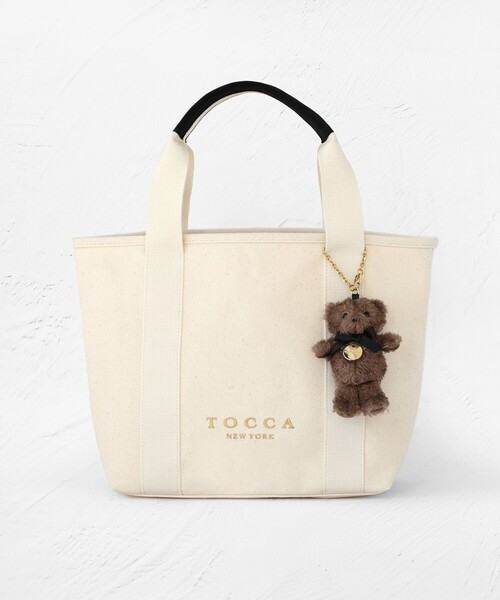 TOCCA(トッカ)の「TOCCA AMICO CANVAS TOTE キャンバストート(トートバッグ・レディース・ブラック系/ピンク系/ベージュ系/ライラック系/アイボリー系/ブラック系5/ベージュ系1・F)」の6枚目の写真