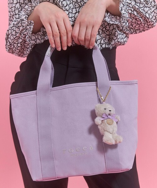 TOCCA(トッカ)の「TOCCA AMICO CANVAS TOTE キャンバストート(トートバッグ・レディース・ブラック系/ピンク系/ベージュ系/ライラック系/アイボリー系/ブラック系5/ベージュ系1・F)」の16枚目の写真