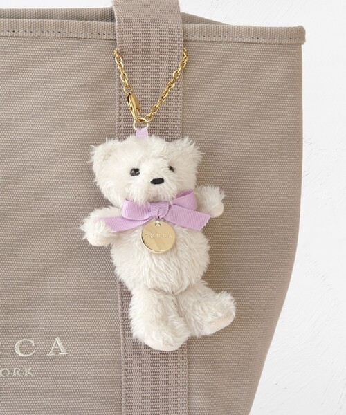 ぬいぐるみチャーム付き】TOCCA AMICO CANVAS TOTE キャンバストート 