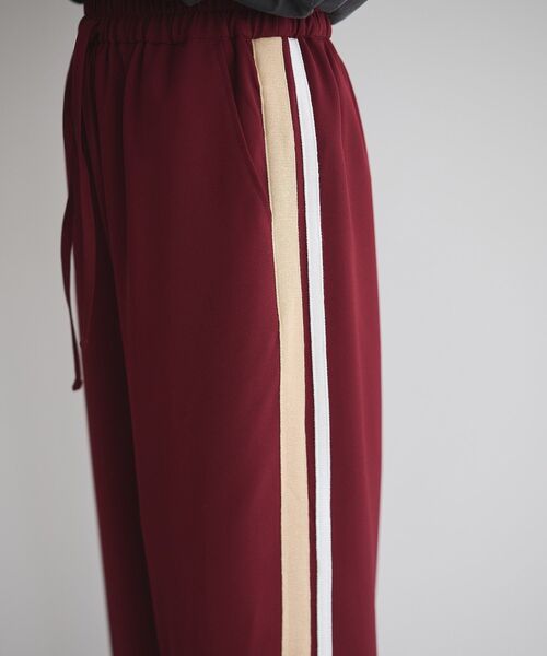 GARAGE OF GOOD CLOTHING（ガレージオブグッドクロージング）の「ストレッチ2ラインパンツ（その他パンツ・レディース・レッド系その他4・FREE）」の7枚目の写真