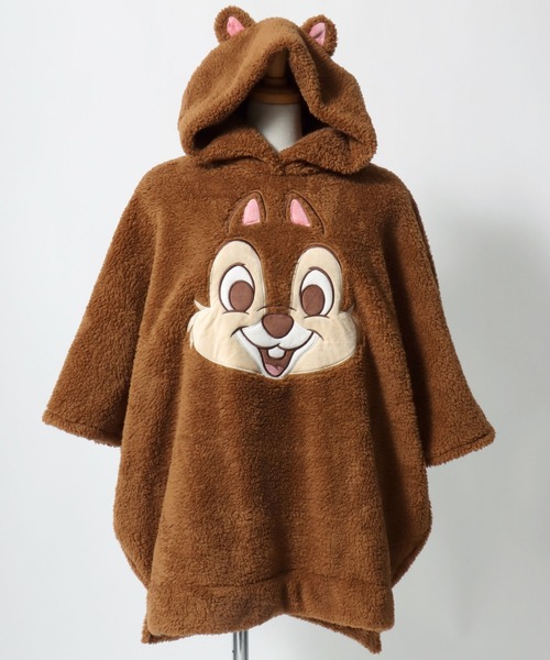 Disney（ディズニー）の「Disney（ディズニー）キャラクターなりきりボアパーカー/ポンチョ/仮装/ルームウェア レディース（パーカー・レディース・グレー/ブルー/ターコイズブルー/ホワイト×ピンク/ライトブラウン/ピンク系その他/ホワイト×レッド/ホワイト×ブルー/イエロー/ブラウン/ホワイト/ライトグレー/ピンク/グリーン・M）」の8枚目の写真